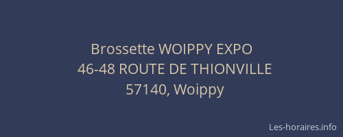 Brossette WOIPPY EXPO