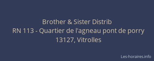 Brother & Sister Distrib
