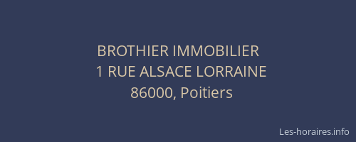 BROTHIER IMMOBILIER