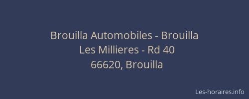 Brouilla Automobiles - Brouilla
