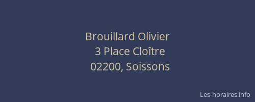 Brouillard Olivier