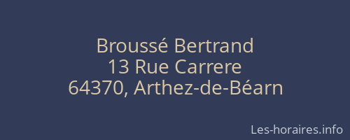 Broussé Bertrand