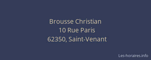 Brousse Christian