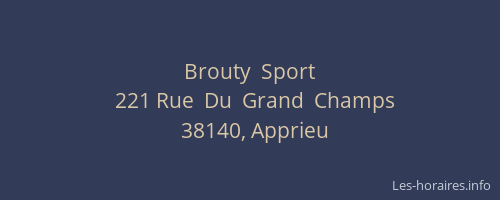 Brouty  Sport