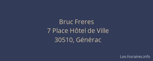 Bruc Freres