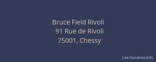 Bruce Field Rivoli