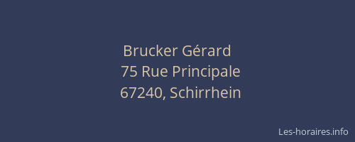 Brucker Gérard