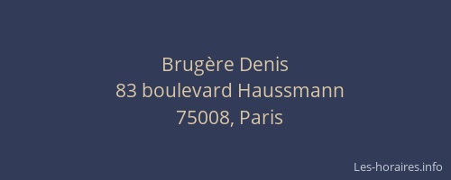 Brugère Denis