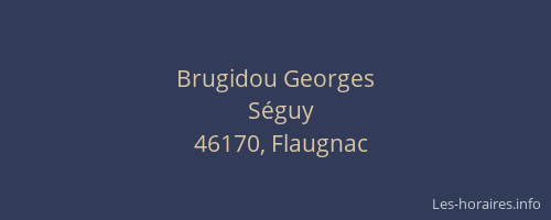 Brugidou Georges