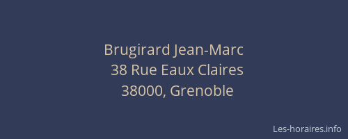 Brugirard Jean-Marc