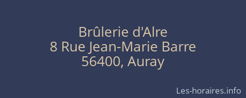 Brûlerie d'Alre