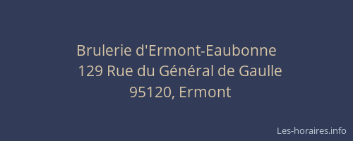 Brulerie d'Ermont-Eaubonne