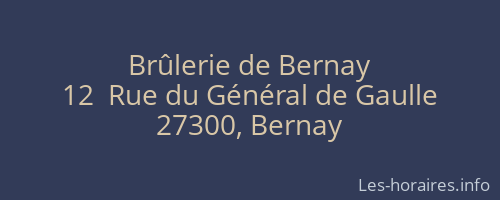 Brûlerie de Bernay
