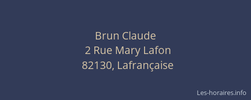 Brun Claude