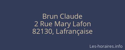 Brun Claude