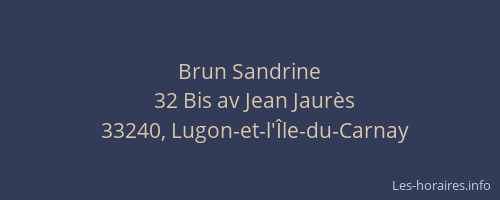 Brun Sandrine