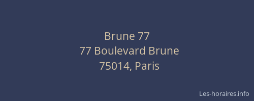 Brune 77