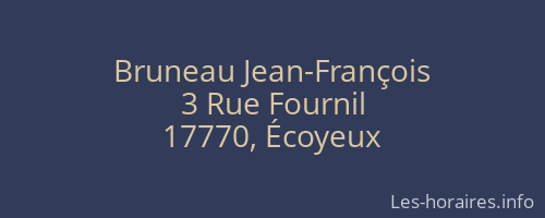 Bruneau Jean-François