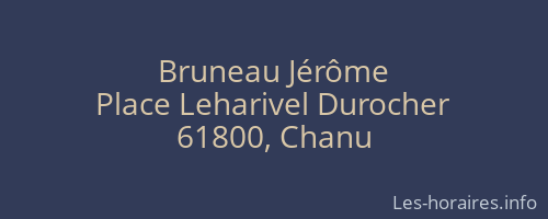 Bruneau Jérôme