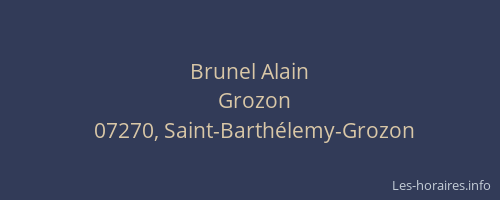 Brunel Alain