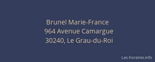 Brunel Marie-France