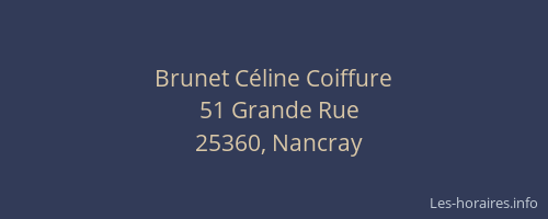 Brunet Céline Coiffure