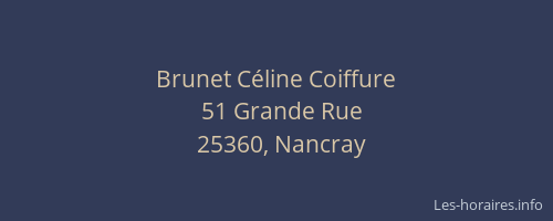 Brunet C&eacute;line Coiffure