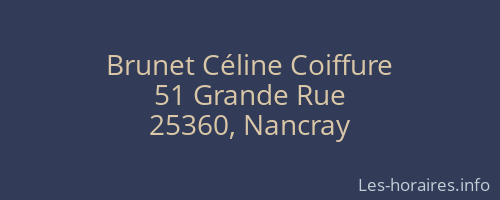 Brunet Céline Coiffure