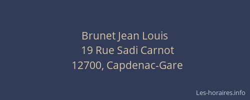 Brunet Jean Louis