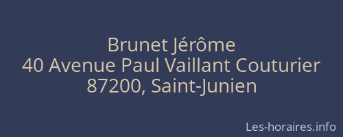 Brunet Jérôme