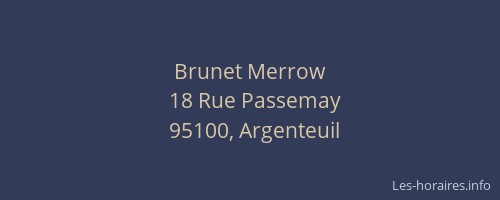 Brunet Merrow