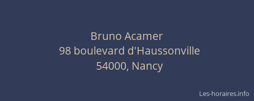 Bruno Acamer
