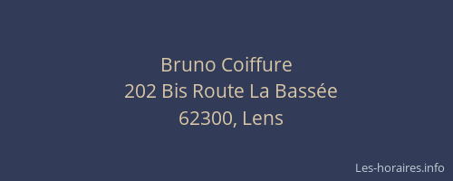 Bruno Coiffure