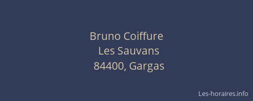 Bruno Coiffure
