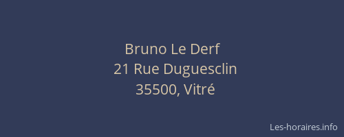 Bruno Le Derf