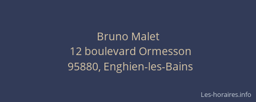 Bruno Malet