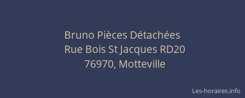 Bruno Pièces Détachées