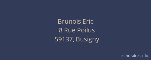 Brunois Eric