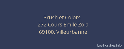 Brush et Colors