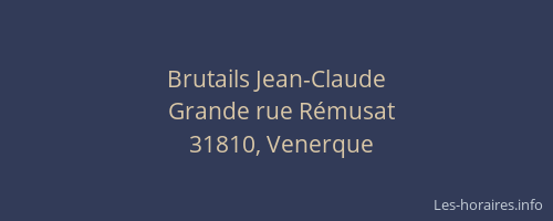 Brutails Jean-Claude