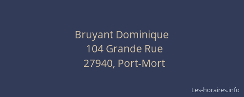 Bruyant Dominique