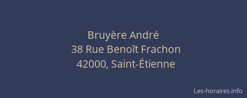Bruyère André