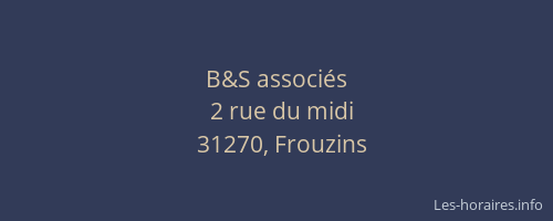B&S associés