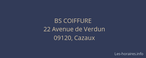 BS COIFFURE