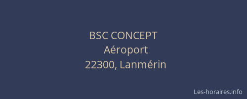 BSC CONCEPT