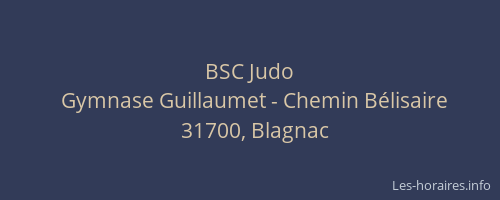 BSC Judo