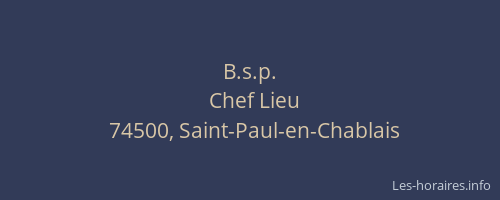 B.s.p.