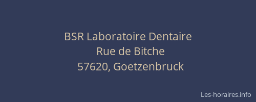 BSR Laboratoire Dentaire