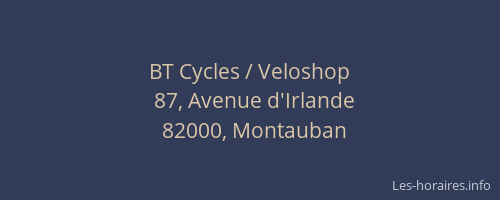 BT Cycles / Veloshop