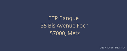 BTP Banque